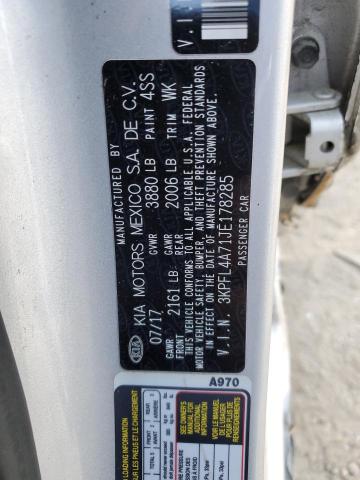 3KPFL4A71JE178285 KIA FORTE LX