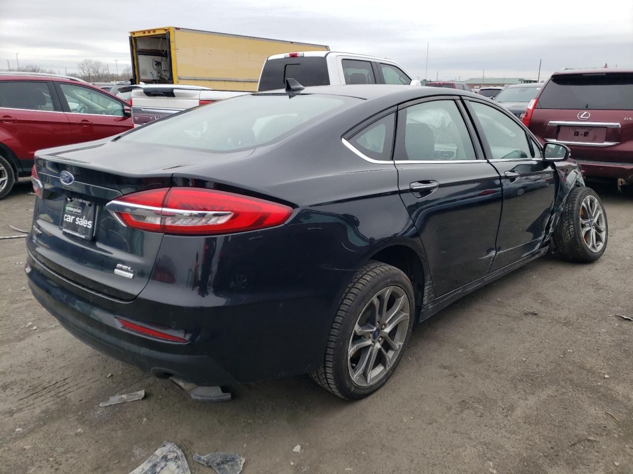 2020 Ford Fusion Sel VIN: 3FA6P0CDXLR137154 Lot: 46605824