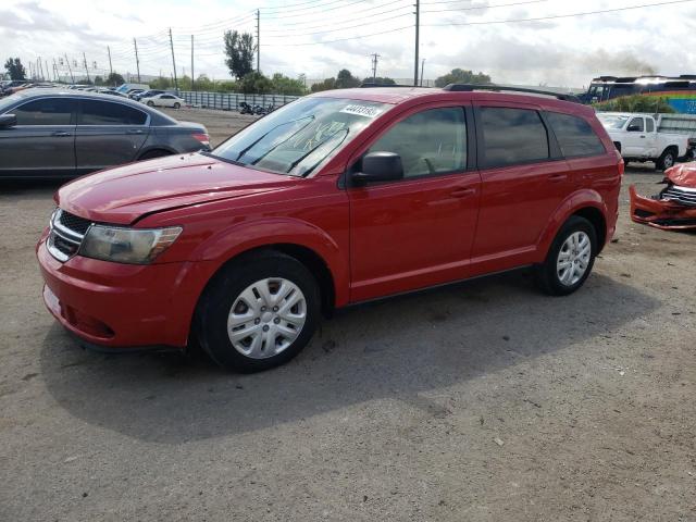 Salvage cars for sale from Copart Miami, FL: 2018 Dodge Journey SE