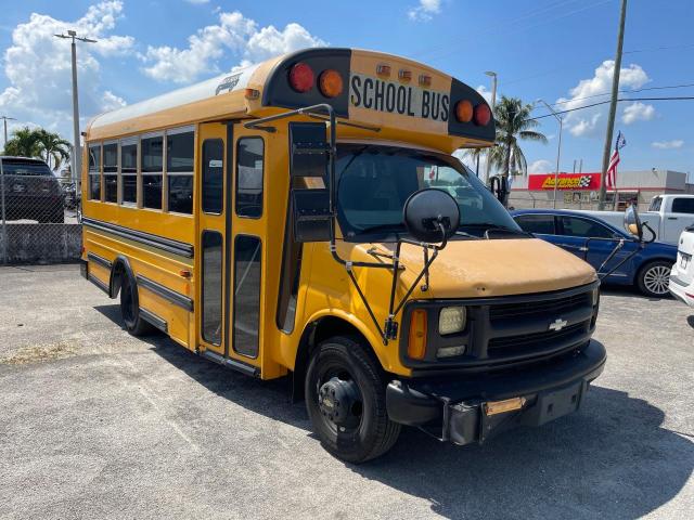 Salvage cars for sale from Copart Homestead, FL: 2001 Chevrolet Express Cutaway G3500