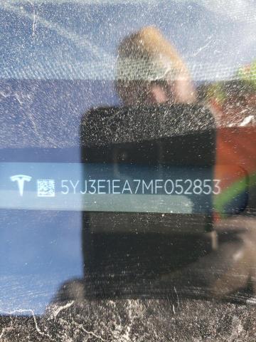 5YJ3E1EA7MF052853 Tesla MODEL 3