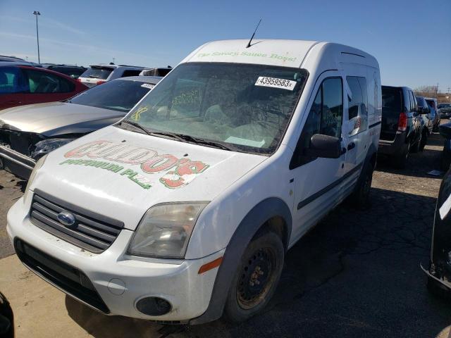 Salvage cars for sale from Copart Woodhaven, MI: 2010 Ford Transit Connect XLT