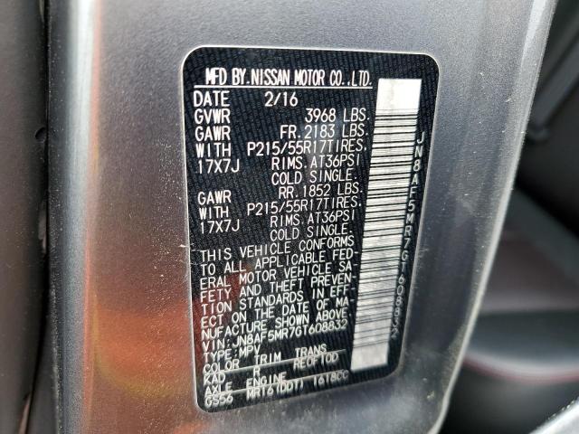 2016 NISSAN JUKE S - JN8AF5MR7GT608832