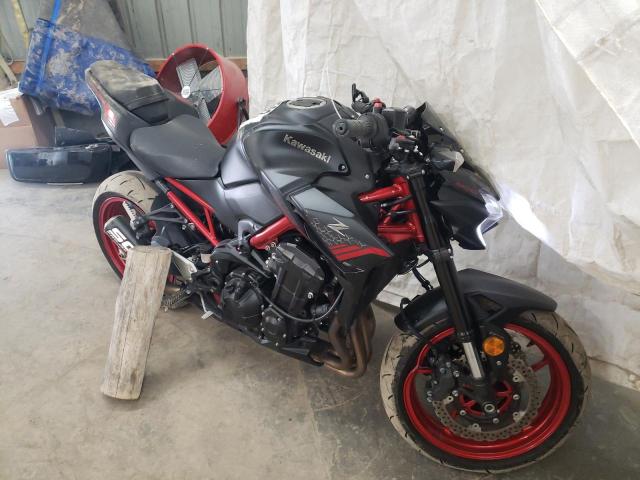 Salvage cars for sale from Copart Madisonville, TN: 2021 Kawasaki ZR900 F