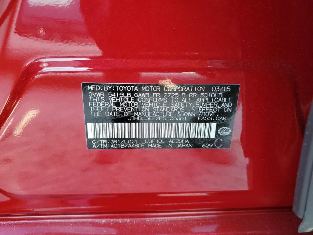 2015 LEXUS LS 460 - JTHBL5EF2F5136361