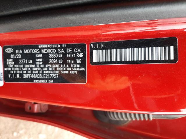 3KPF44AC8LE217757 KIA FORTE GT