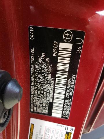 2019 TOYOTA C-HR NMTKHMBX8KR091973