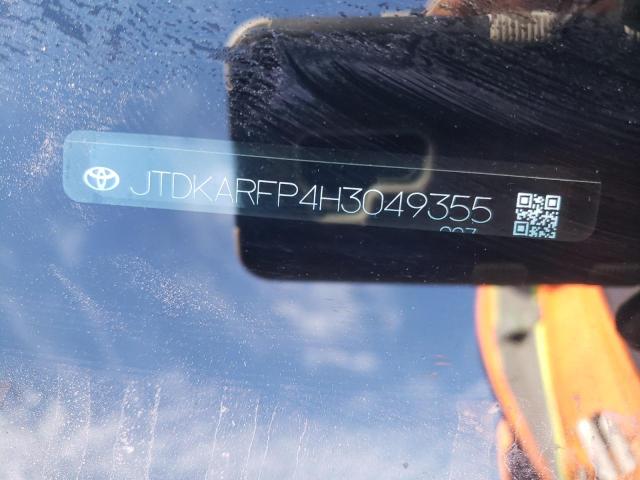 JTDKARFP4H3049355 Toyota PRIUS PRIME