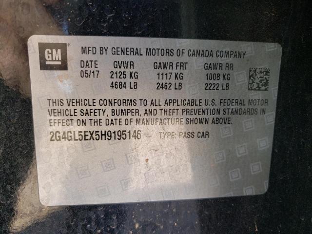 2017 BUICK REGAL SPOR - 2G4GL5EX5H9195146