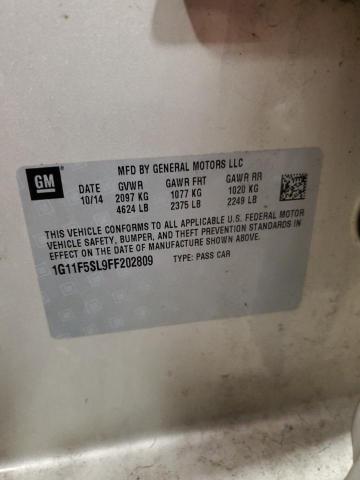 2015 CHEVROLET MALIBU LTZ - 1G11F5SL9FF202809