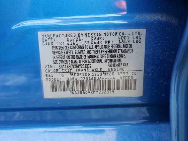 2021 NISSAN SENTRA SV - 3N1AB8CVXMY232379