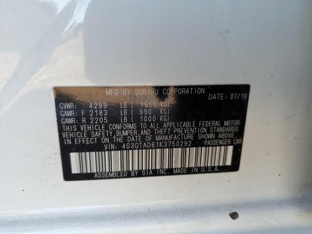 4S3GTAD61K3750292 Subaru Impreza Premium