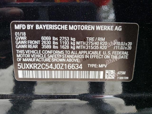2018 BMW X5 SDRIVE3 - 5UXKR2C54J0Z16634