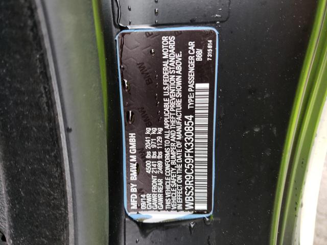 2015 BMW M4 WBS3R9C59FK330854