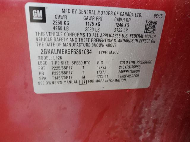 2GKALMEK5F6391034 GMC Terrain Sle