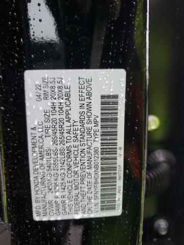 2022 HONDA PASSPORT E - 5FNYF8H0XNB012380