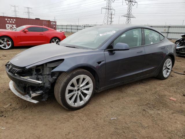 Vehiculos salvage en venta de Copart Elgin, IL: 2022 Tesla Model 3