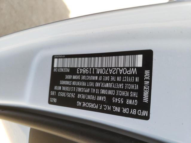 WP0AJ2A70ML119843 Porsche Panamera Base