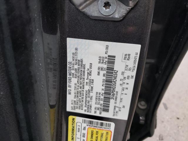 2016 FORD FUSION SE 3FA6P0HD2GR240342