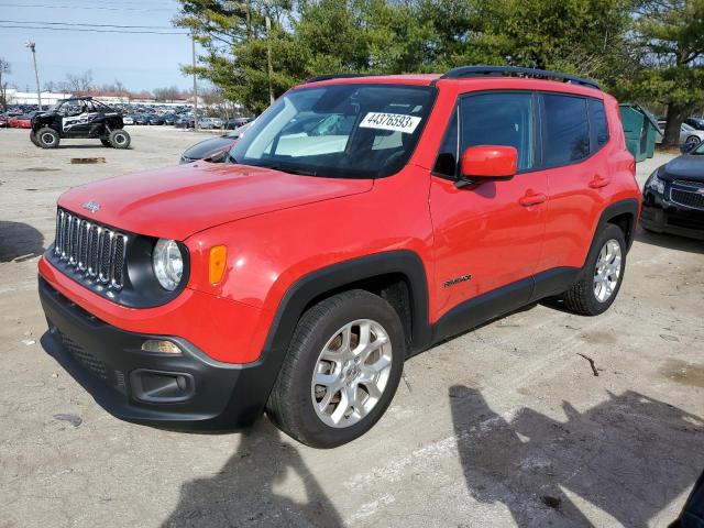 Jeep salvage cars for sale: 2018 Jeep Renegade Latitude
