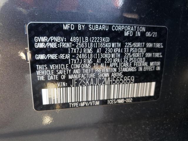 JF2SKAJC2MH565859 Subaru Forester Premium
