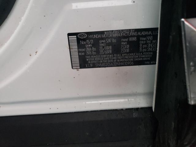 5NMS2DAJ2NH410906 Hyundai Santa Fe Sel