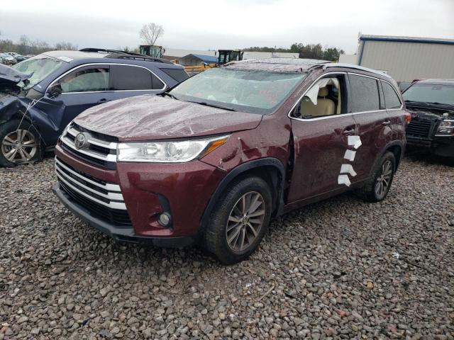 Salvage cars for sale from Copart Hueytown, AL: 2017 Toyota Highlander SE
