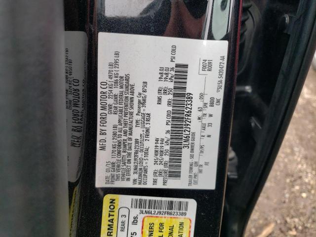 2015 LINCOLN MKZ 3LN6L2J92FR623389