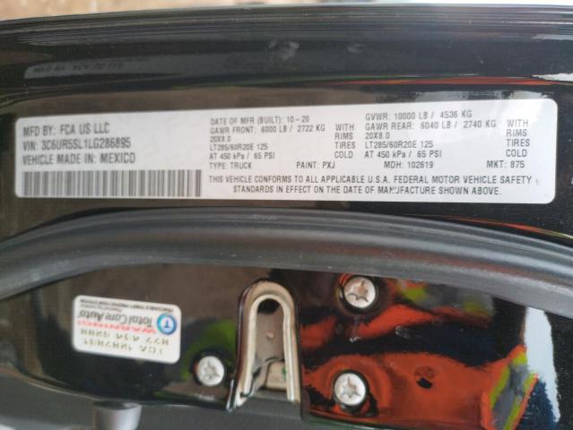 2020 RAM 2500 LIMIT 3C6UR5SL1LG286895