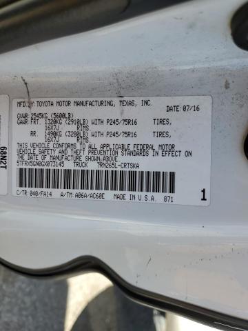 2016 TOYOTA TACOMA ACC 5TFRX5GN0GX073145