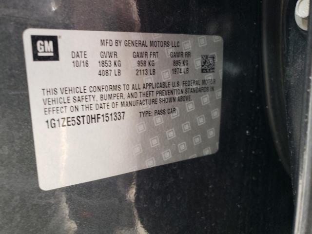 2017 CHEVROLET MALIBU LT 1G1ZE5ST0HF151337