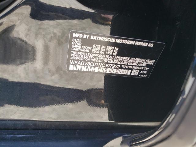 2022 BMW M850XI - WBAGV8C01NCJ97922