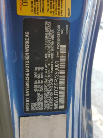 2015 BMW M235I - WBA1J7C55FV359001