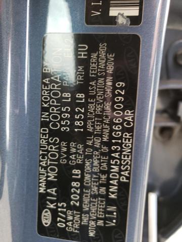 KNADM5A31G6600929 KIA RIO LX