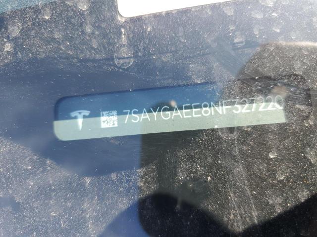 7SAYGAEE8NF327220 Tesla Model Y