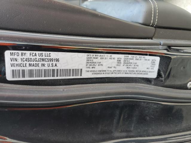 2021 DODGE DURANGO SR - 1C4SDJGJ2MC599196