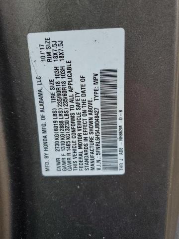 5FNRL6H54JB048427 Honda ODYSSEY EX