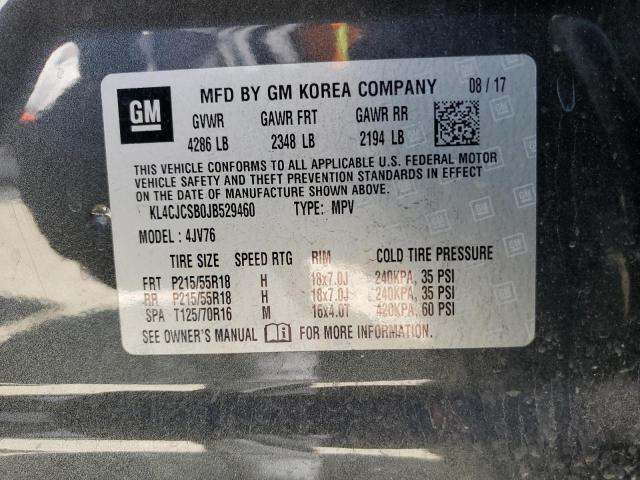 KL4CJCSB0JB529460 Buick Encore Essence