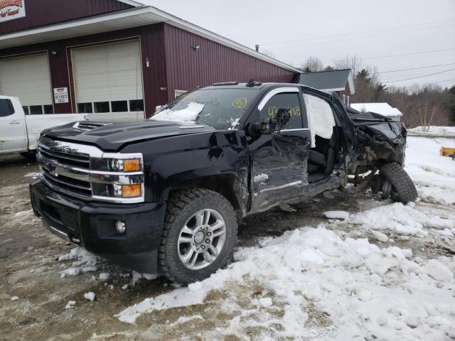 Salvage cars for sale from Copart Warren, MA: 2018 Chevrolet Silverado K2500 High Country