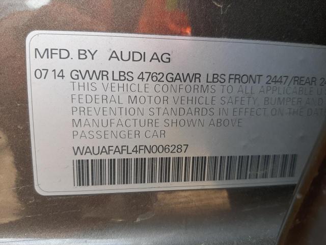 VIN WAUAFAFL4FN006287 2015 Audi A4, Premium no.12