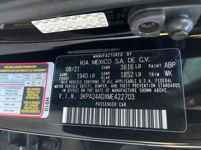 3KPA24ADXME422703 KIA RIO LX