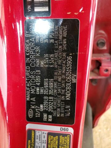 KNDCB3LC6J5153906 KIA NIRO FE
