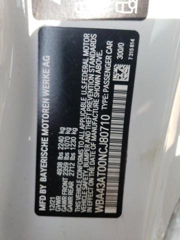 2022 BMW 430XI - WBA43AT00NCJ80710