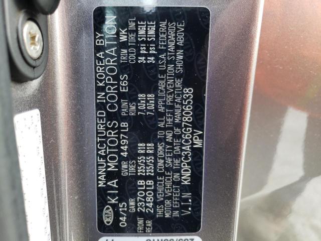 KNDPC3AC6G7806538 KIA Sportage Ex