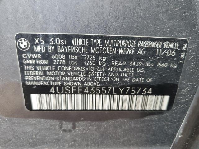 4USFE43557LY75734 BMW X5