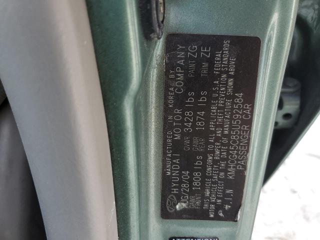 KMHCG45C85U592584 Hyundai ACCENT GL