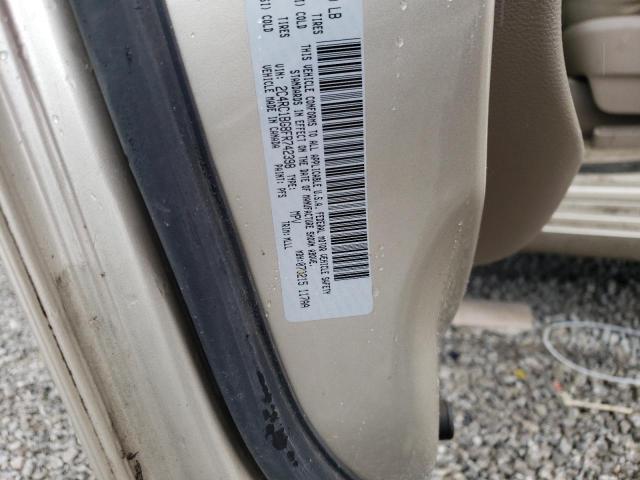 2015 CHRYSLER TOWN & COU 2C4RC1BG8FR742398