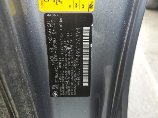 WBAUL73549VJ76894 BMW 128 I