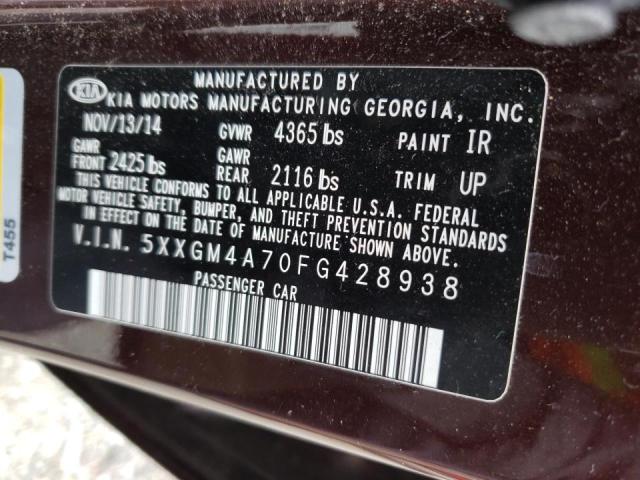 5XXGM4A70FG428938 KIA Optima Lx
