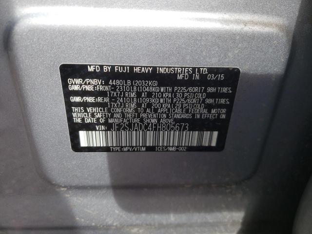JF2SJADC4FH805673 Subaru Forester 2.5i Premium